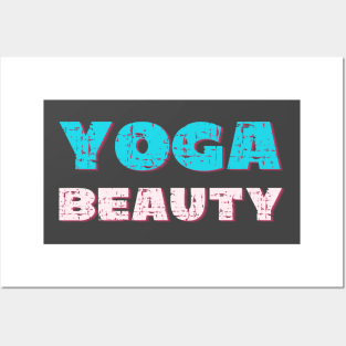 Yoga beauty Posters and Art